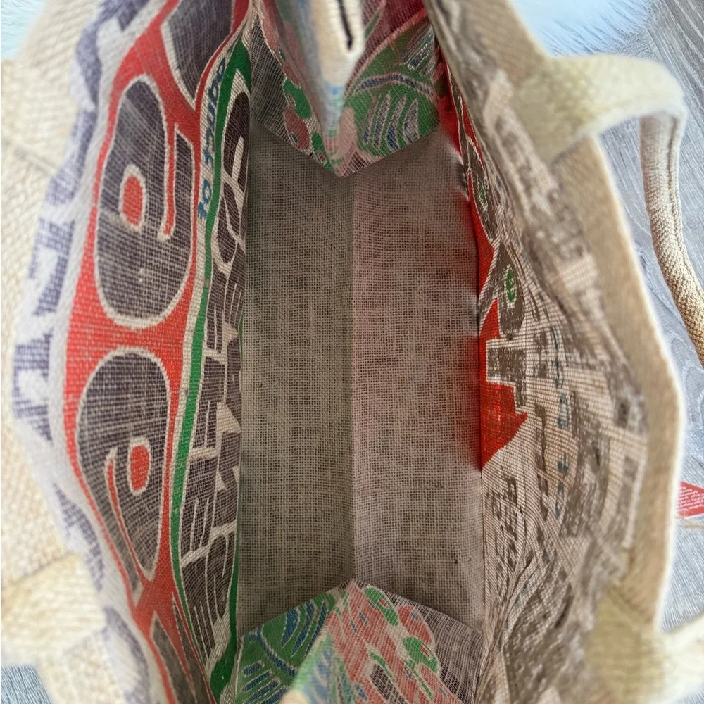 Trader Joe's Coffee Beans Jute Tote - Picture 7 of 7